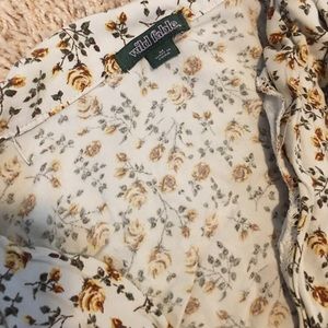 WildFable crop button down